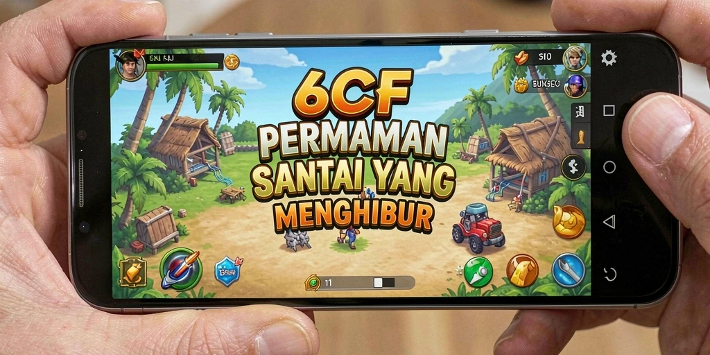 Tampilan screenshot <strong>6CF</strong> menampilkan gameplay santai dan menyenangkan.