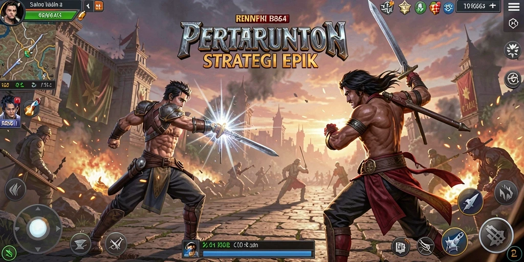 Screenshot utama 8364 menampilkan pertarungan strategi yang mendebarkan.
