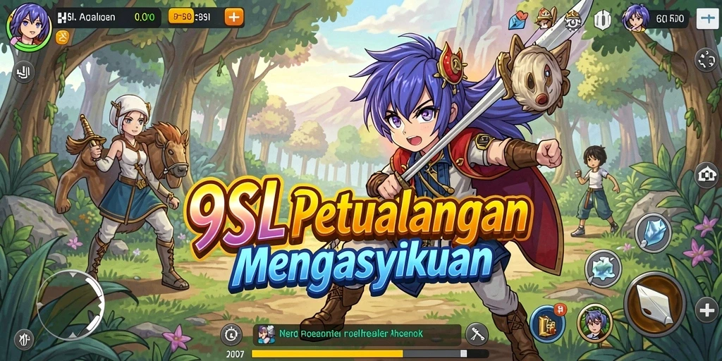 Tampilan gameplay 9SL yang menakjubkan dan penuh aksi.