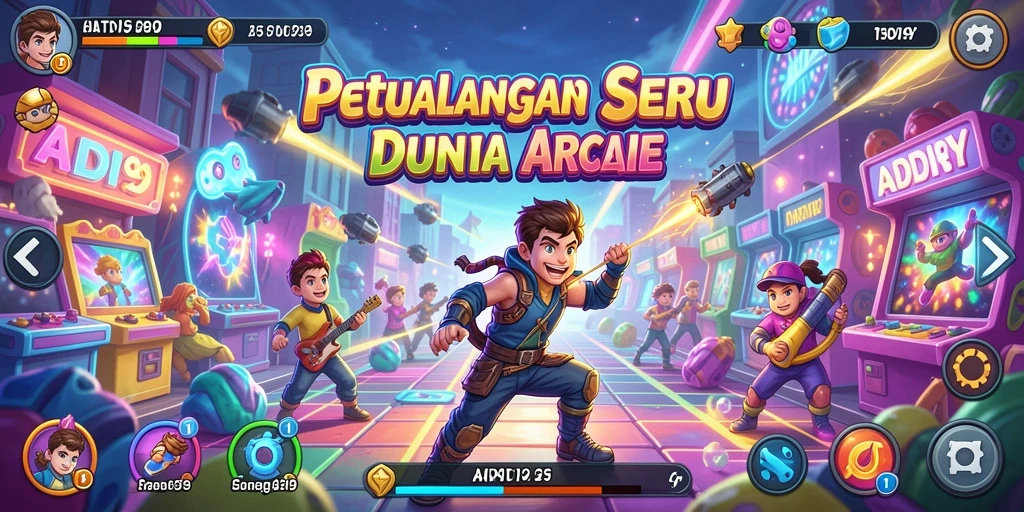Gameplay ADI99 yang seru dan menantang dalam dunia Arcade.