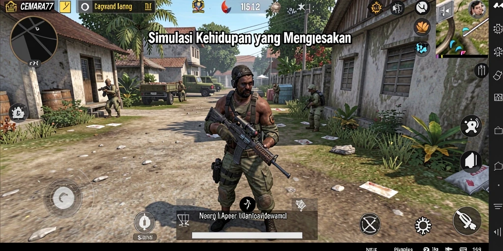 Gameplay menarik dalam simulasi kehidupan di CEMARA77.