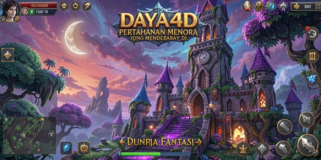 Tampilan gameplay menarik dari <strong>DAYA4D</strong> yang penuh aksi Tower Defense.
