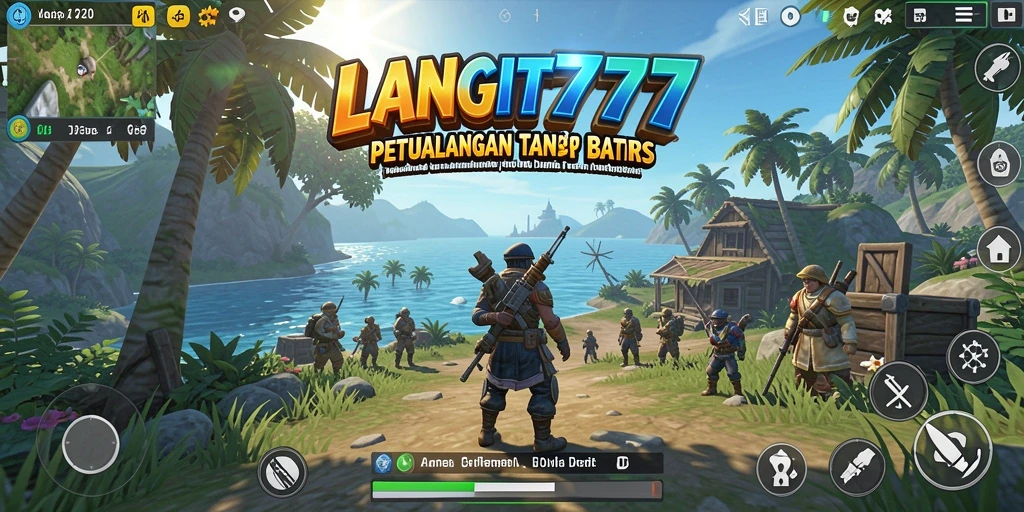 Tampilan gameplay LANGIT777 yang memukau di dunia terbuka.