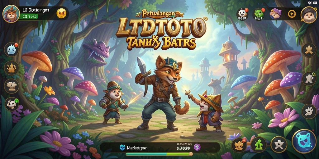 Tampilan gameplay LTDTOTO yang menakjubkan di dunia petualangan.