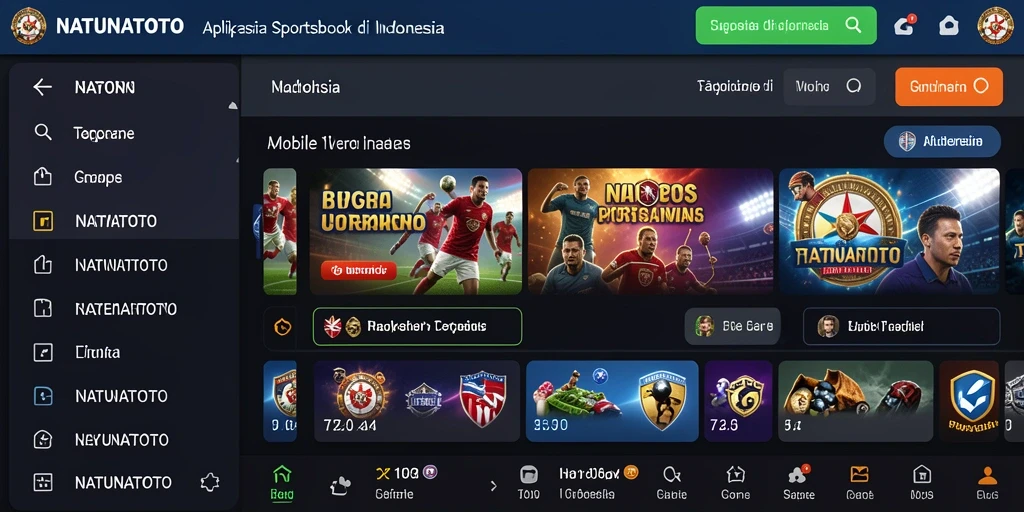 Tampilan menarik dari gameplay taruhan di NATUNATOTO.