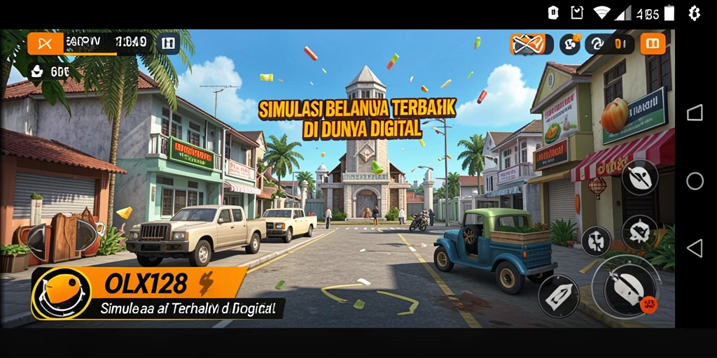 Tampilan gameplay OLX128 yang menarik dengan interaksi pengguna.