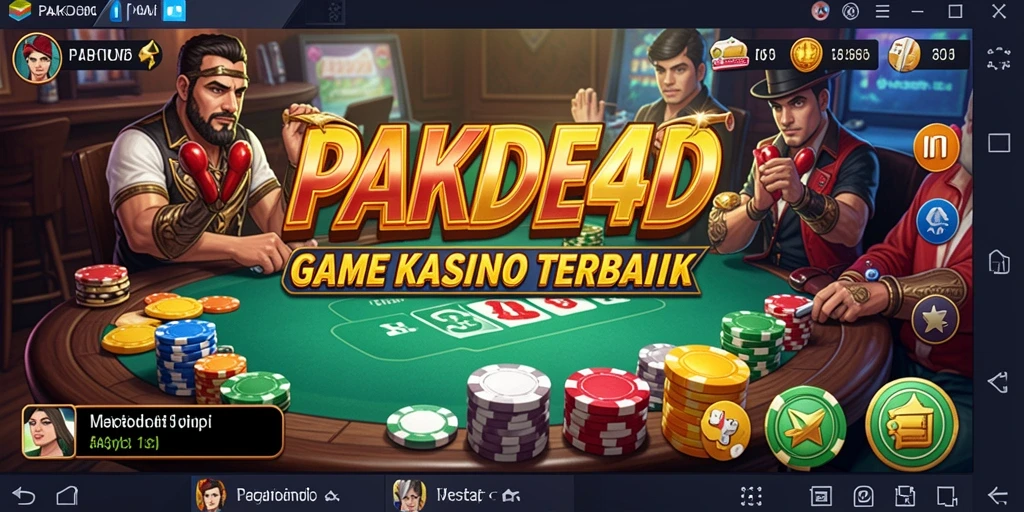 Tampilan menarik dari gameplay Kasino di PAKDE4D.