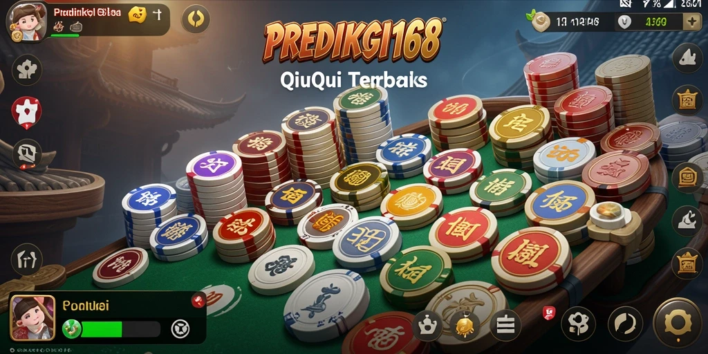 Tangkapan layar gameplay QiuQiu yang seru dan menegangkan.