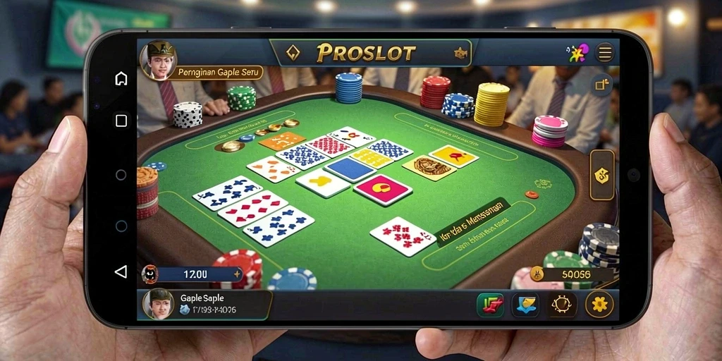 Gameplay seru dan menegangkan di PROSLOT, permainan Gaple yang menyenangkan.