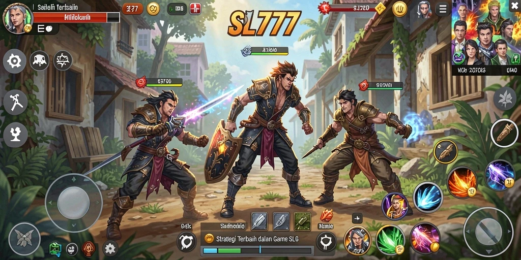 Gameplay seru dalam SL777 yang menantang strategi pemain.