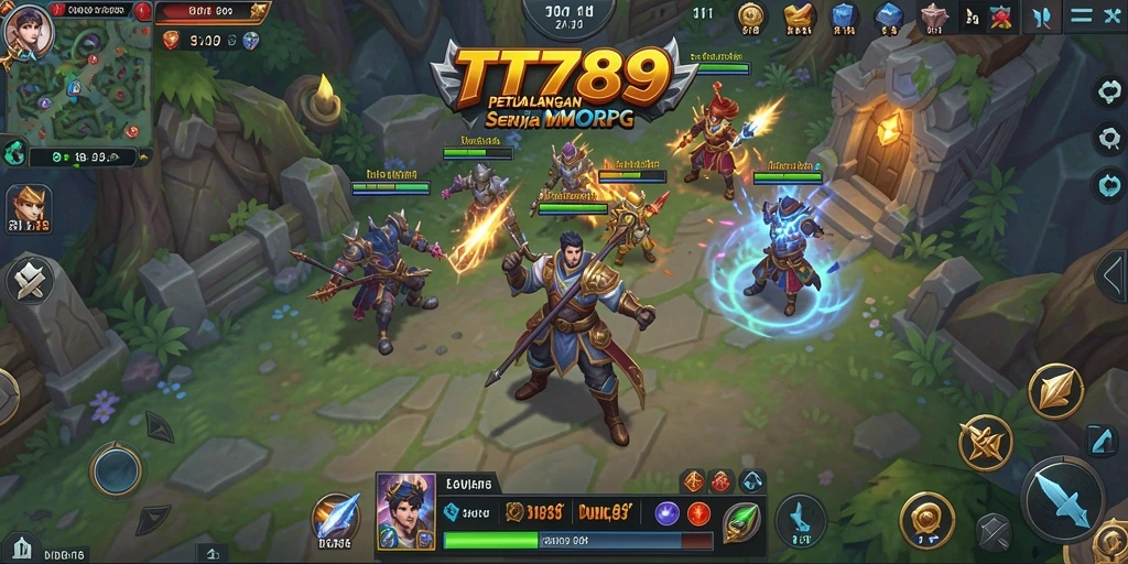 Gameplay TT789 yang mendebarkan dan interaktif di dunia MMORPG.