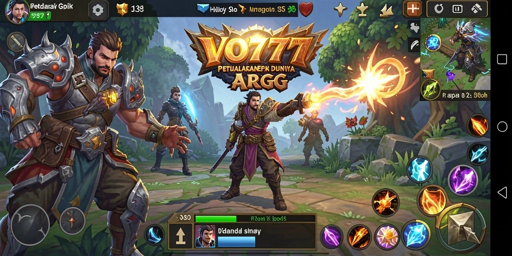 Screenshot VO777 menampilkan aksi pertempuran seru dalam dunia ARPG.